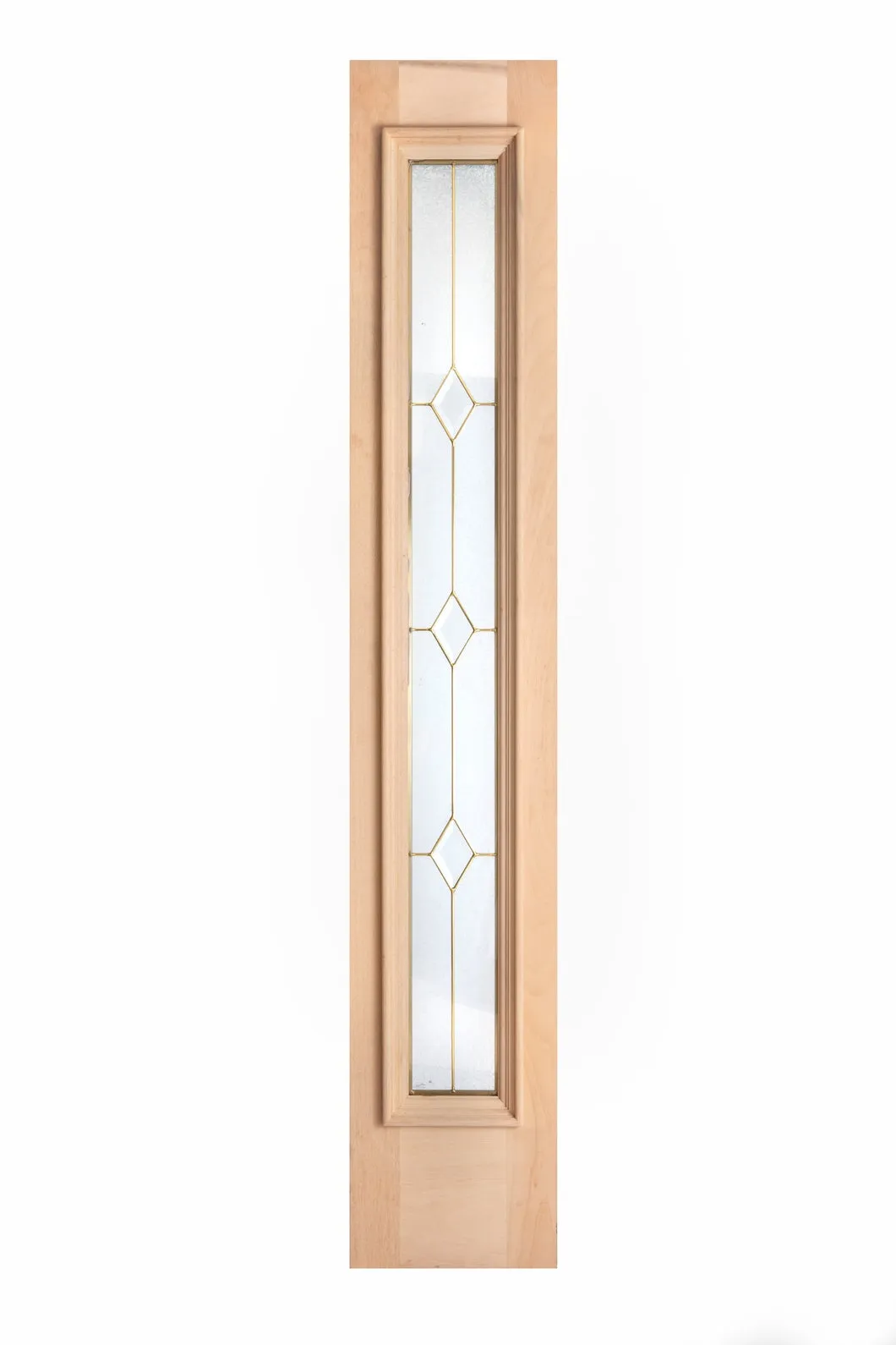 14x81 JELDWEN Diamond Poplar Side Lite #0C0489/0C0409 -Brass