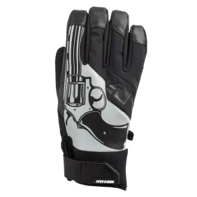 509  Freeride Snowmobile Gloves Insulated Waterproof Breathable Black Revolver