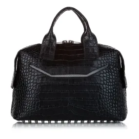 Alexander Wang Rocco Embossed Leather Satchel (SHG-25798)