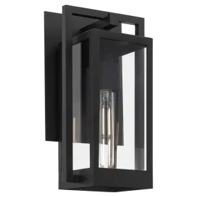 Arlo 14.5" Coastal Outdoor Wall Lantern - Textured Black