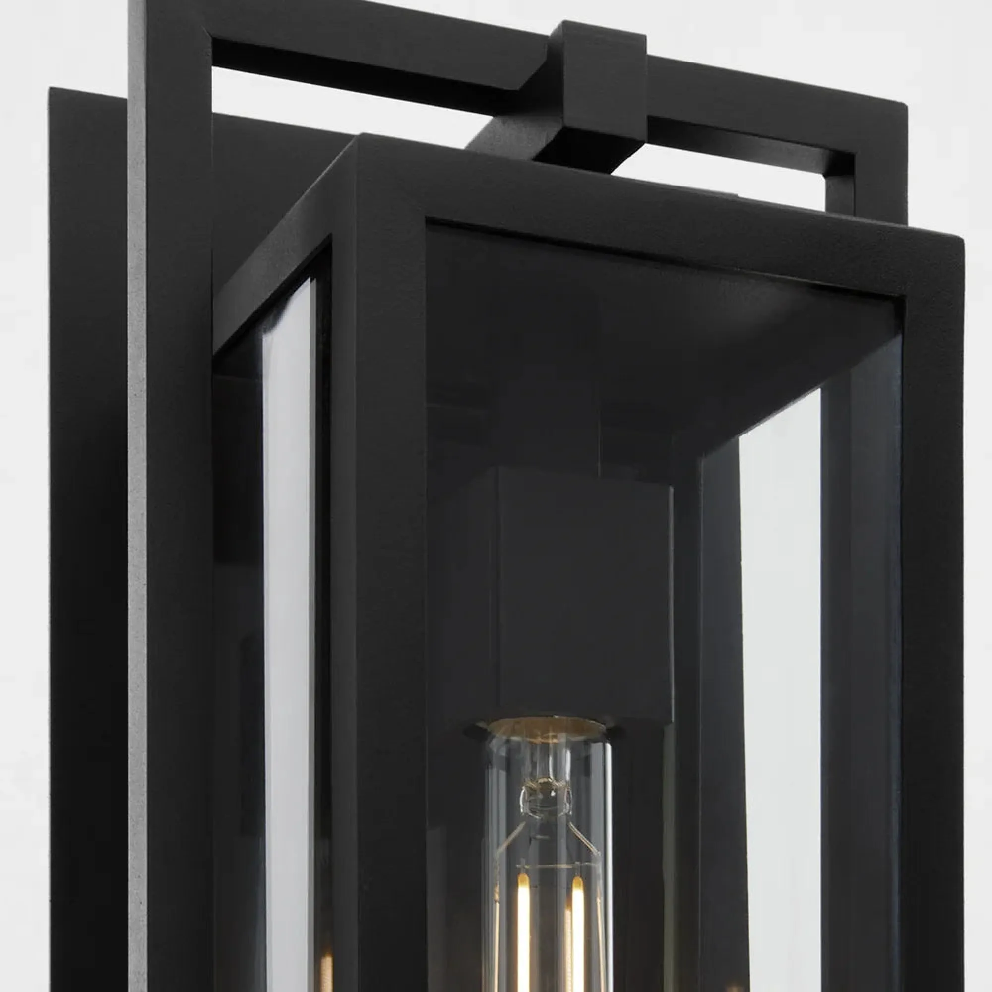 Arlo 14.5" Coastal Outdoor Wall Lantern - Textured Black