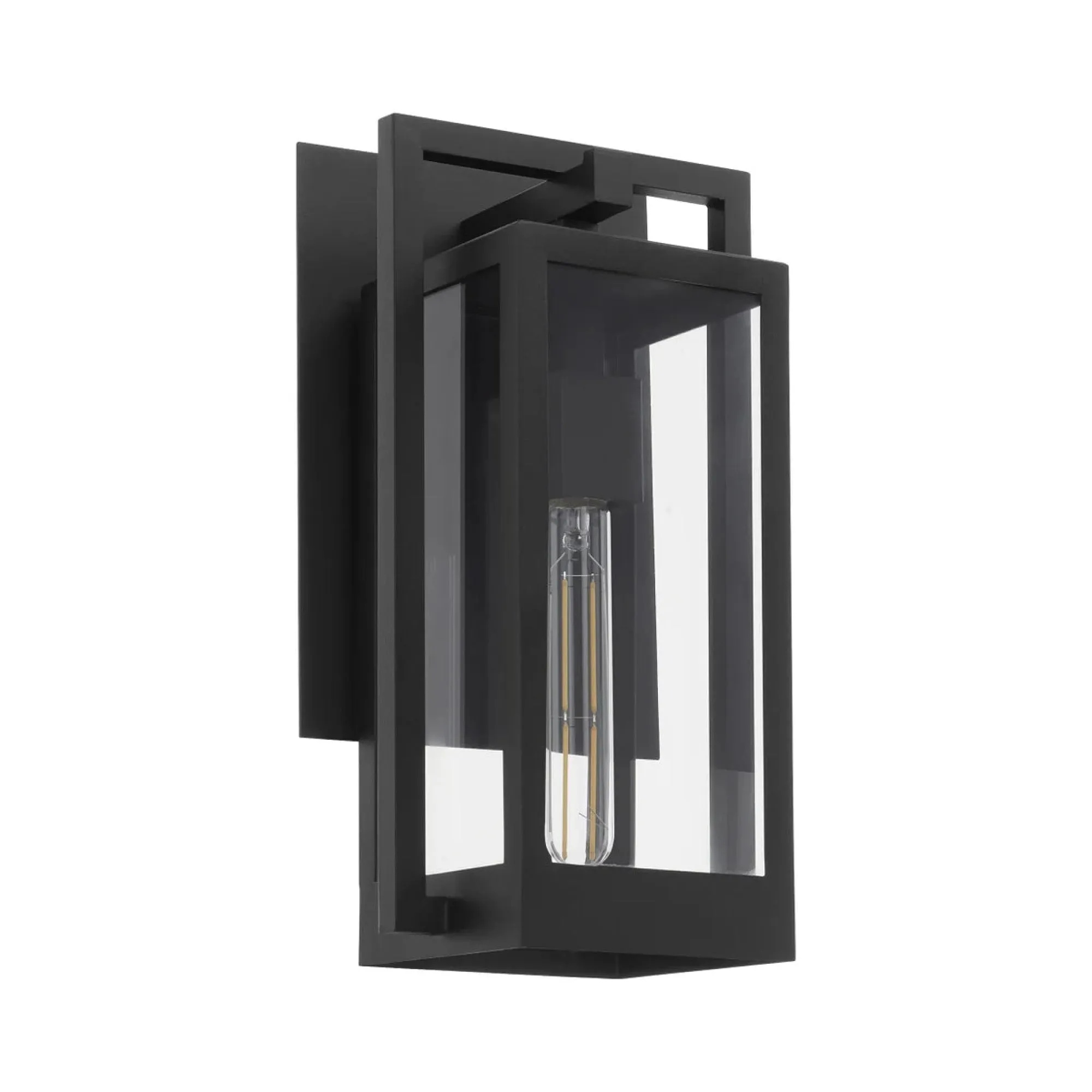 Arlo 14.5" Coastal Outdoor Wall Lantern - Textured Black