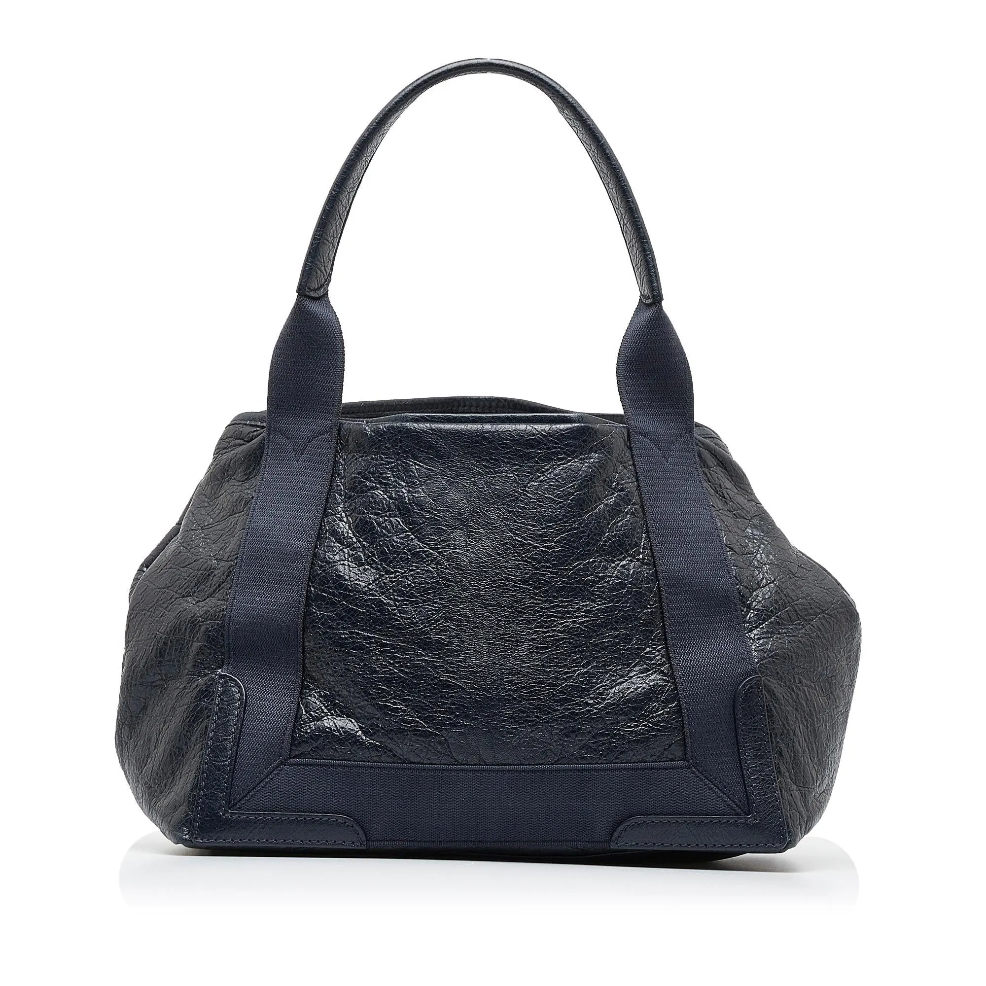 Balenciaga Navy Cabas S Tote (SHG-LSMOX8)