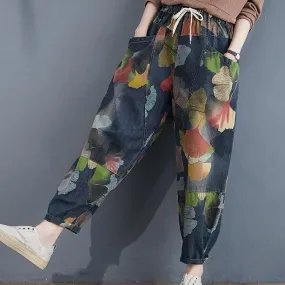 Balloon Pants With Colorful Print