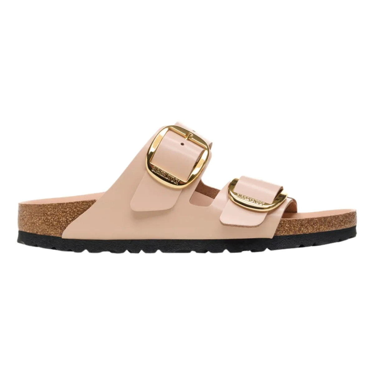 Birkenstock Women's Arizona Big Buckle High Shine New Beige Leather