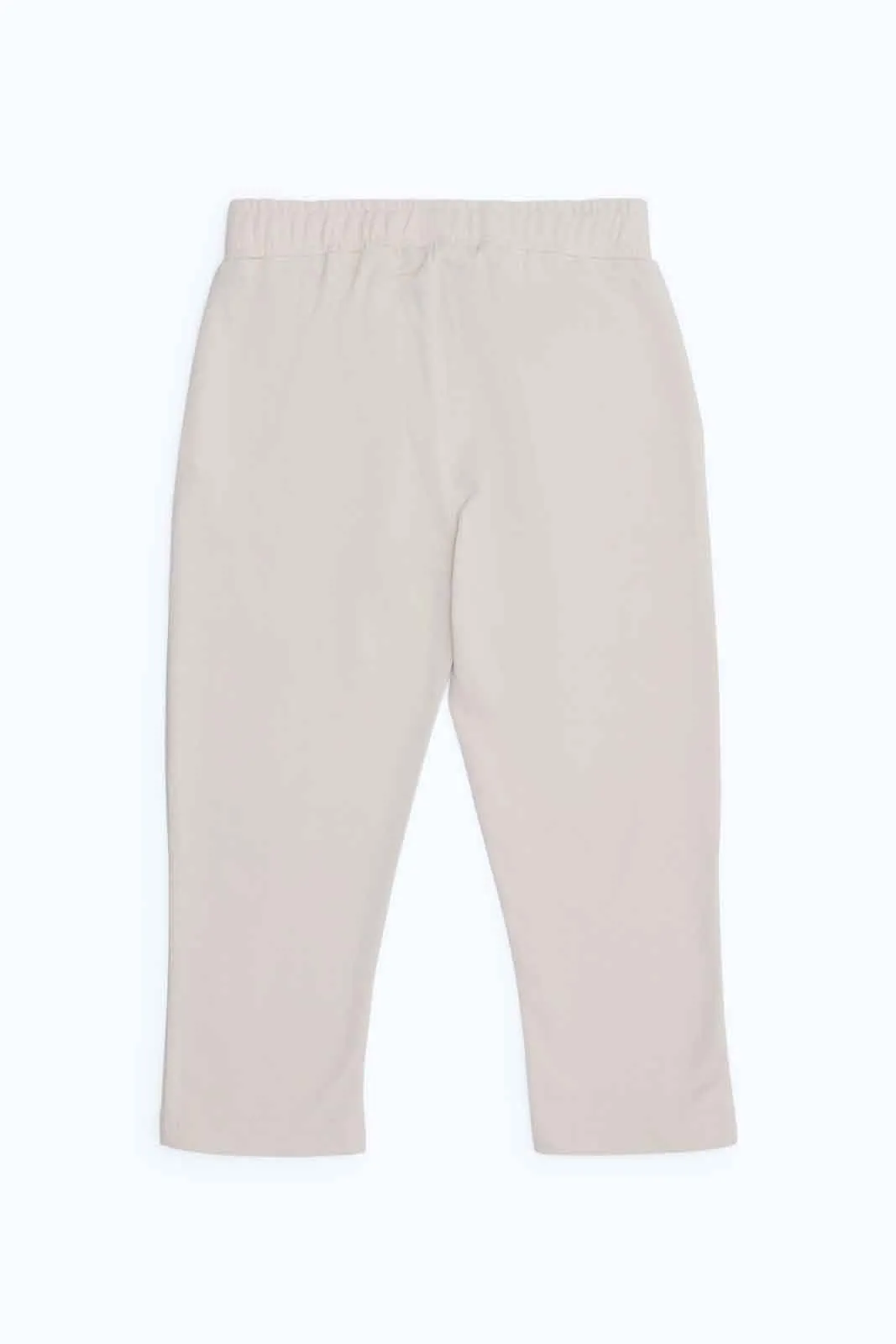 Boys Beige Pull-On Trouser