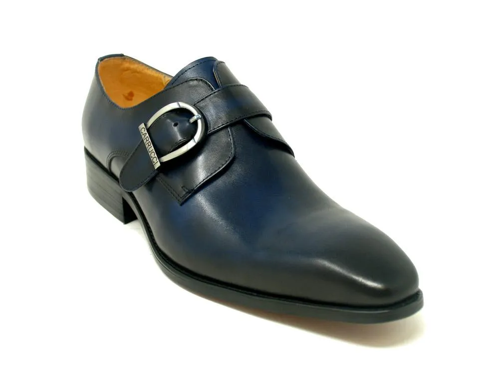 Calfskin Monkstrap Navy