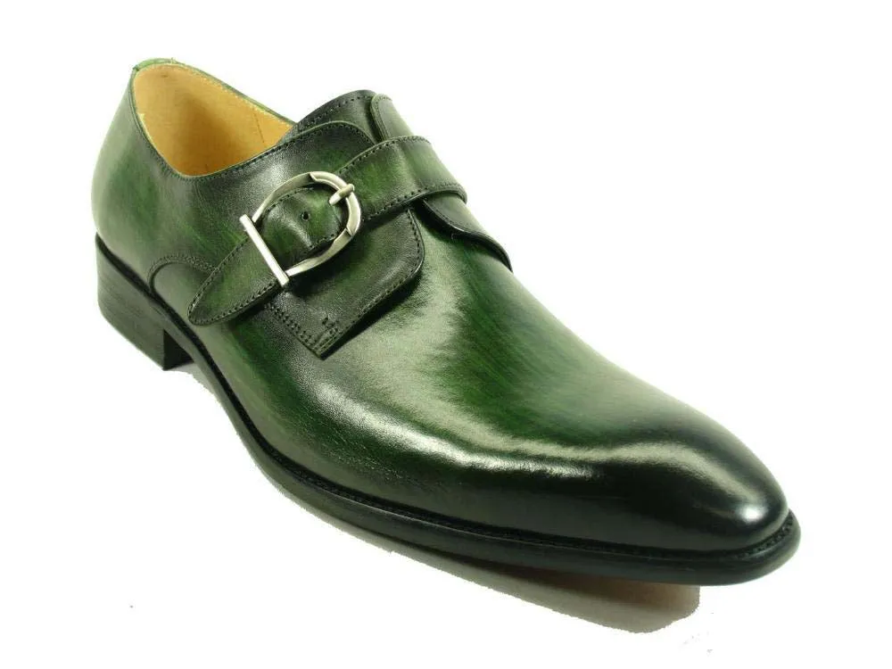 Calfskin Monkstrap Olive