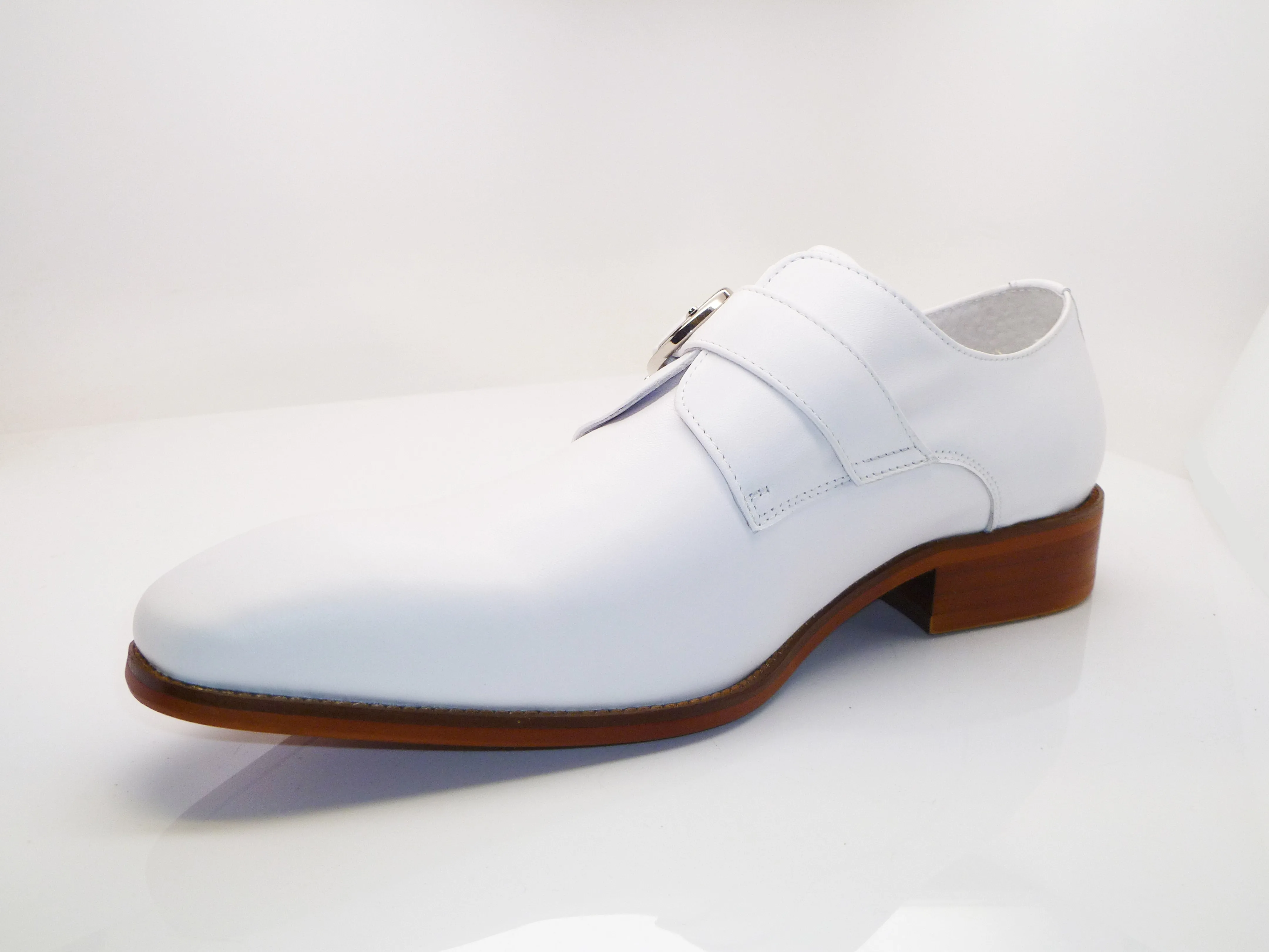 Calfskin Monkstrap White