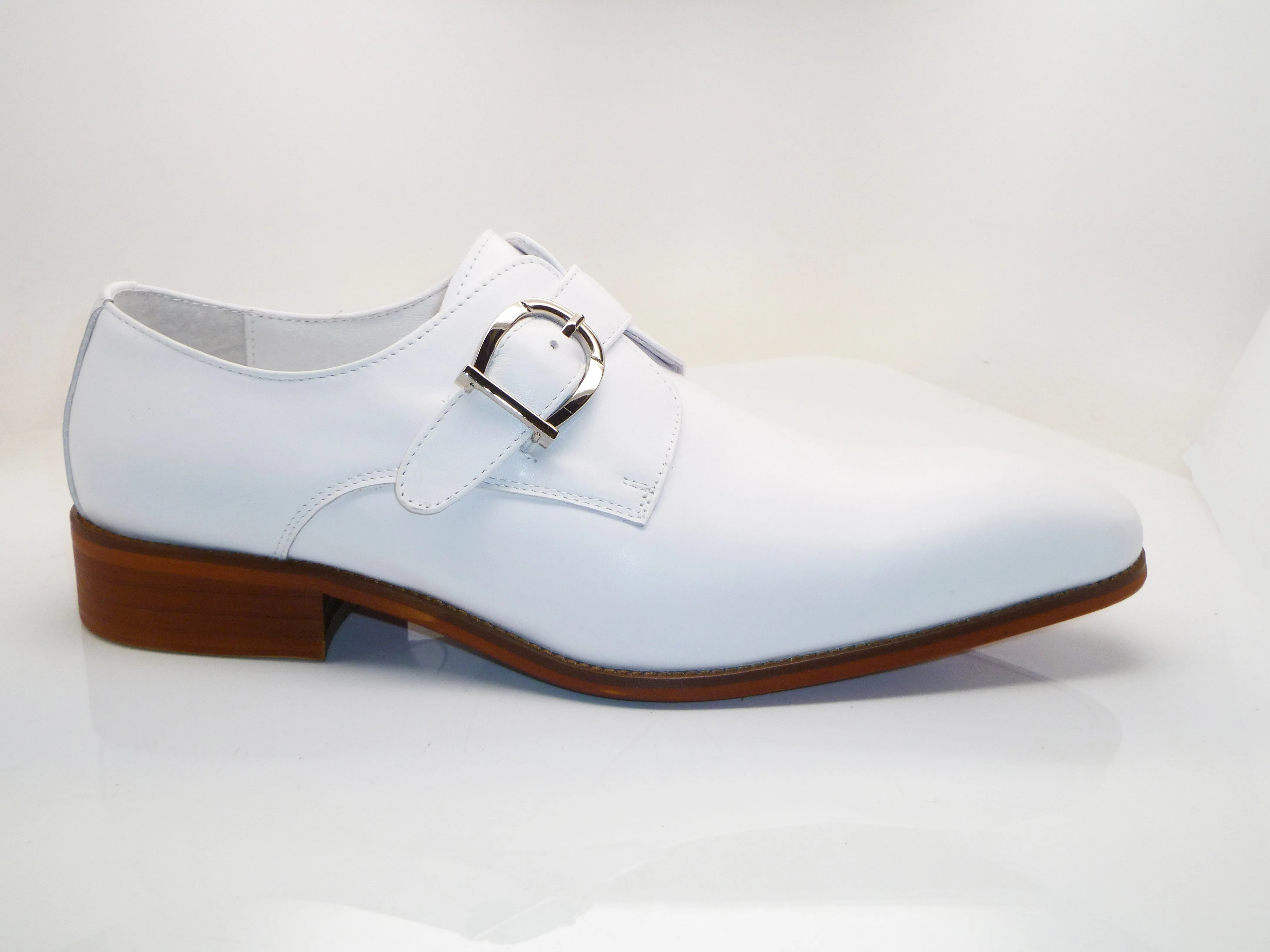 Calfskin Monkstrap White