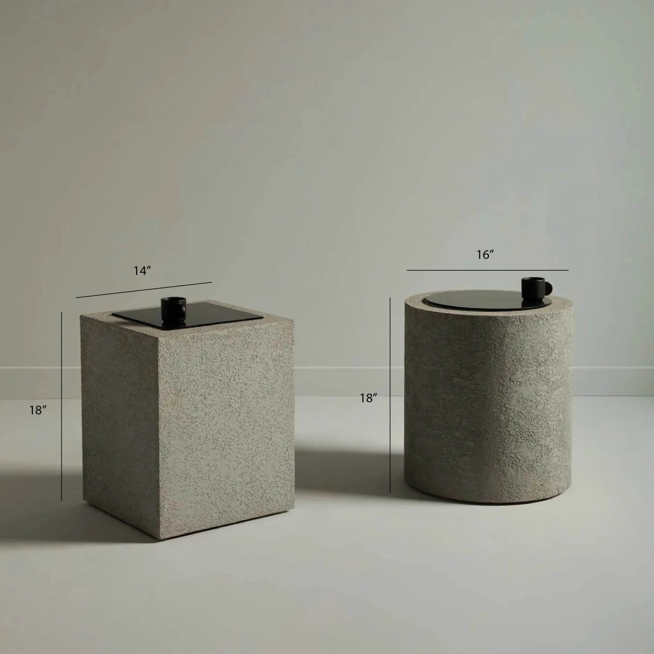 Concrete Tables - Set Of 2