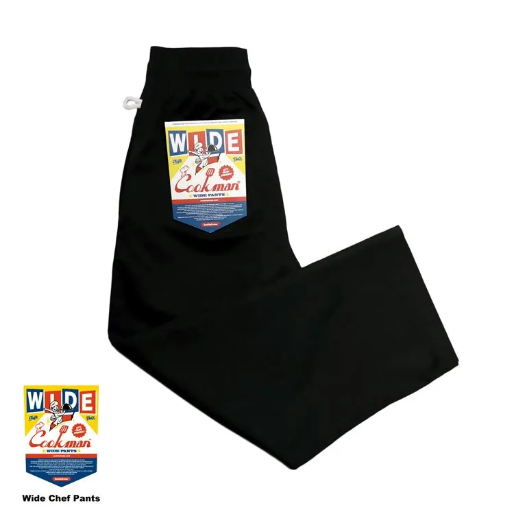 Cookman Wide Chef Pants - Black