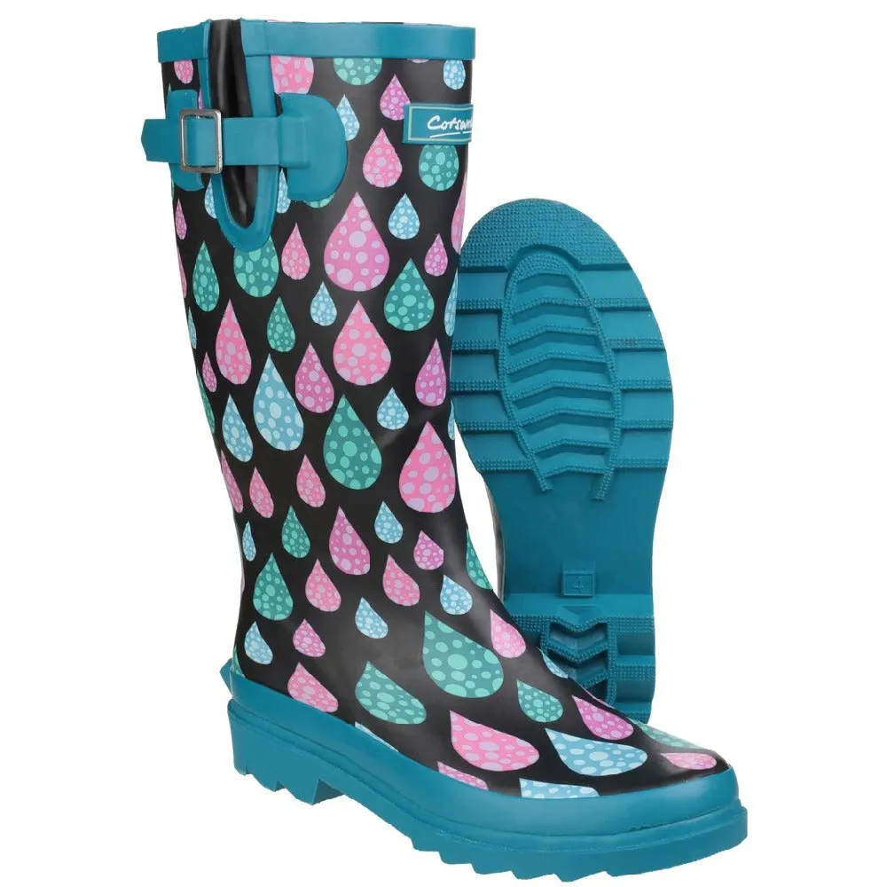 Cotswold Womens Burghley Waterproof Pull On Wellingtons