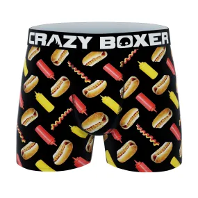 CRAZYBOXER Men's Hot Dog All Star Boxer Briefs