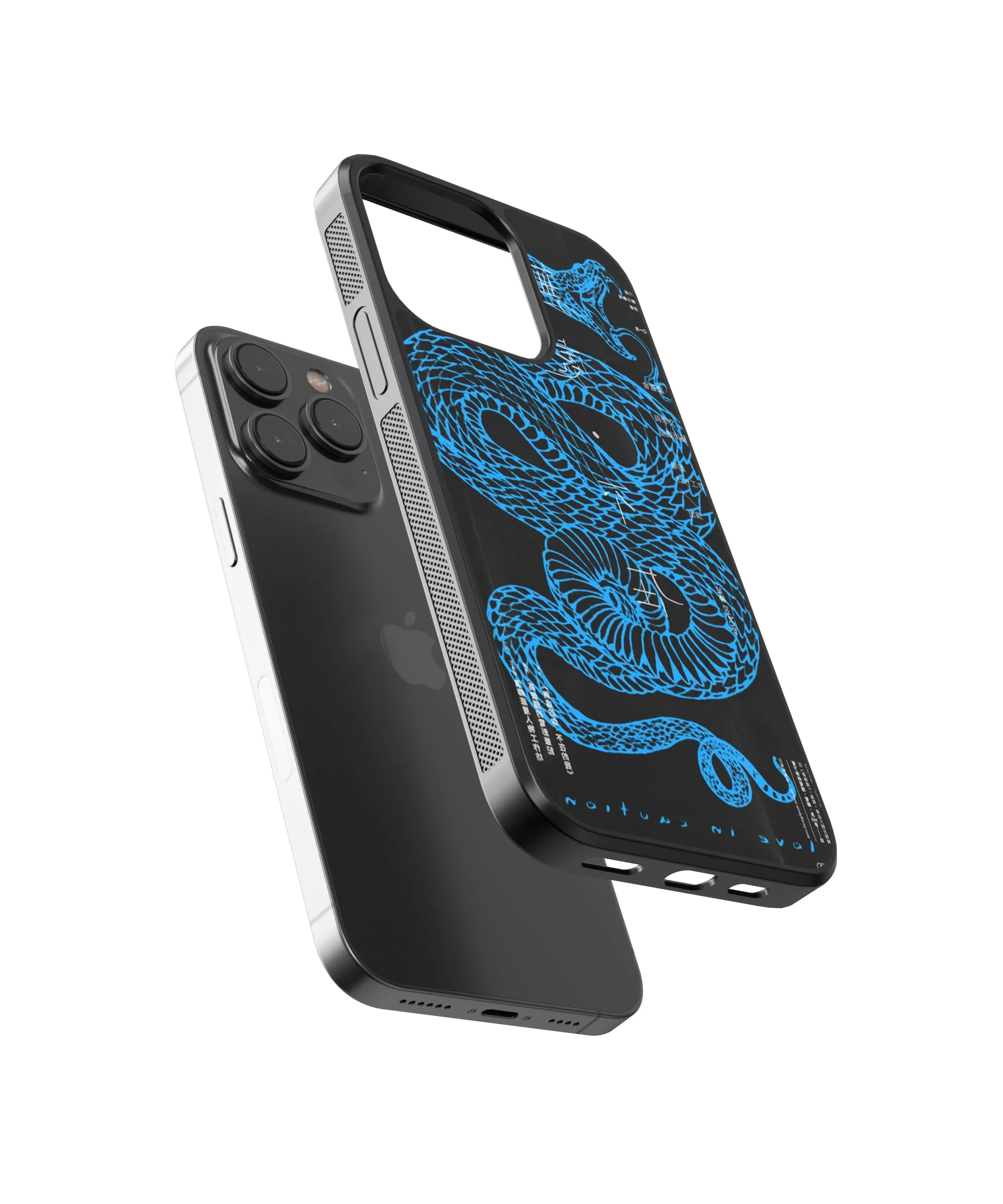 Dragon Abstract Glass Phone Case Cover