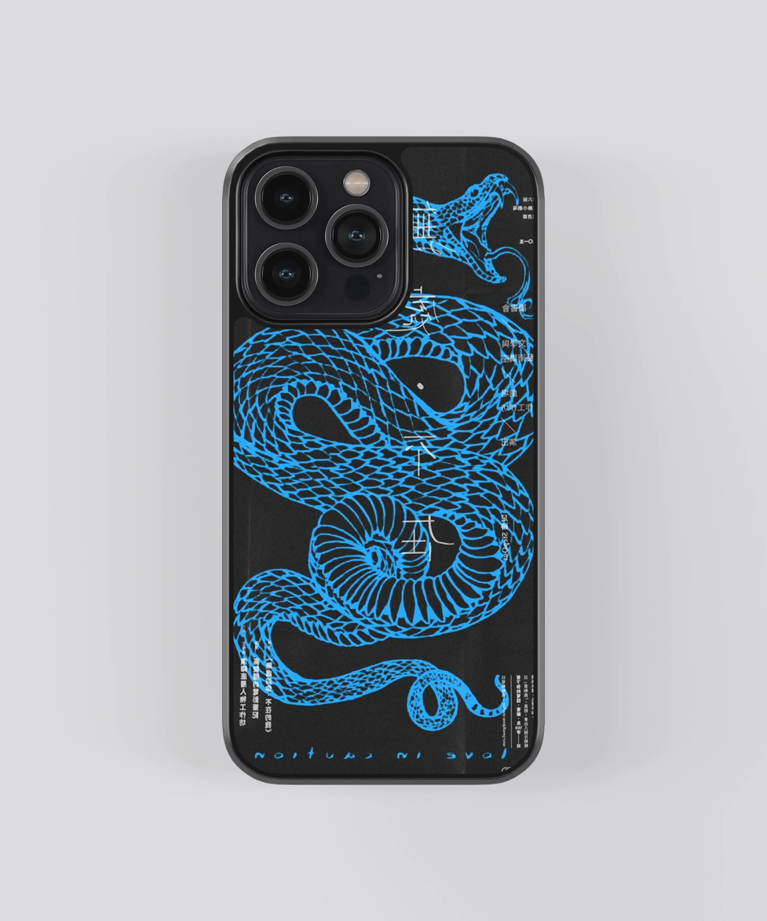 Dragon Abstract Glass Phone Case Cover