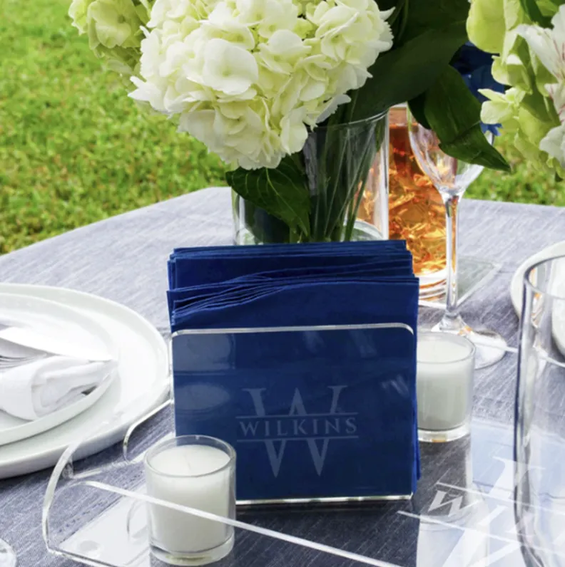 Engraved Acrylic Napkin Holder