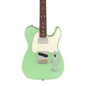 Fender American Performer Telecaster Humbucker Rosewood Fingerboard Satin Surf Green Electric Guitar