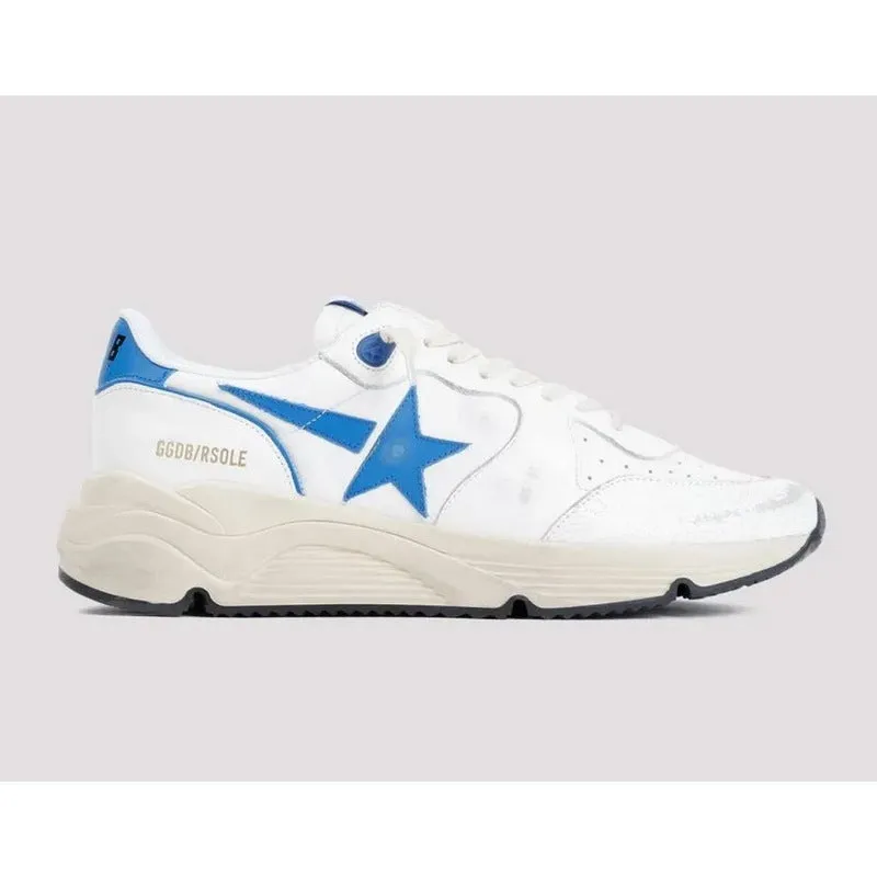 Golden Goose | Super Star White and Light Blue