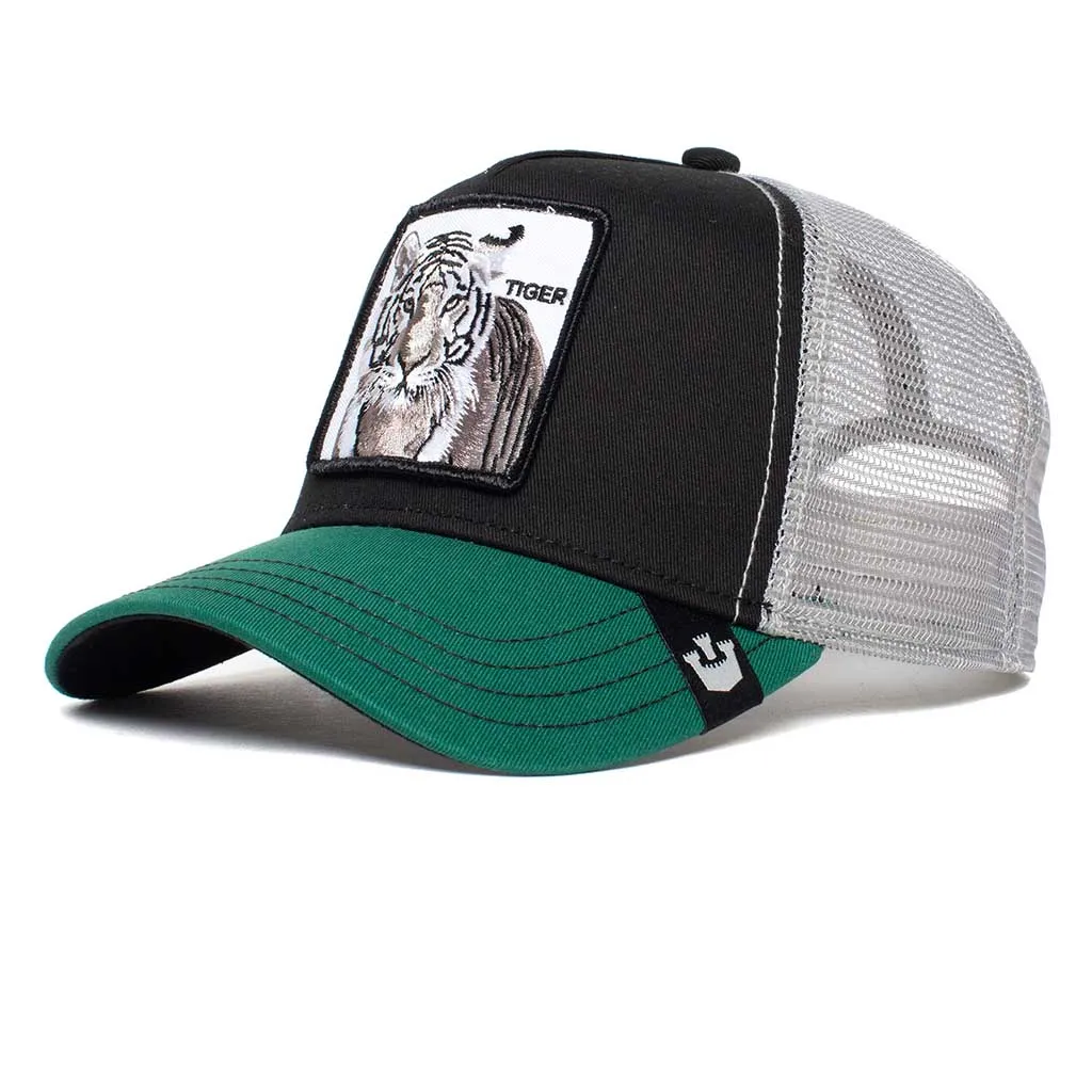 Goorin Bros - Animal Trucker Cap - Tiger - Green & Black