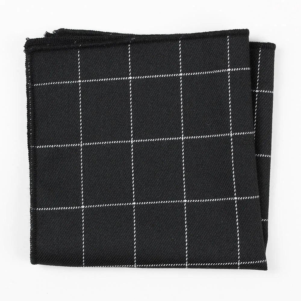 Graph Check Cotton Handkerchief