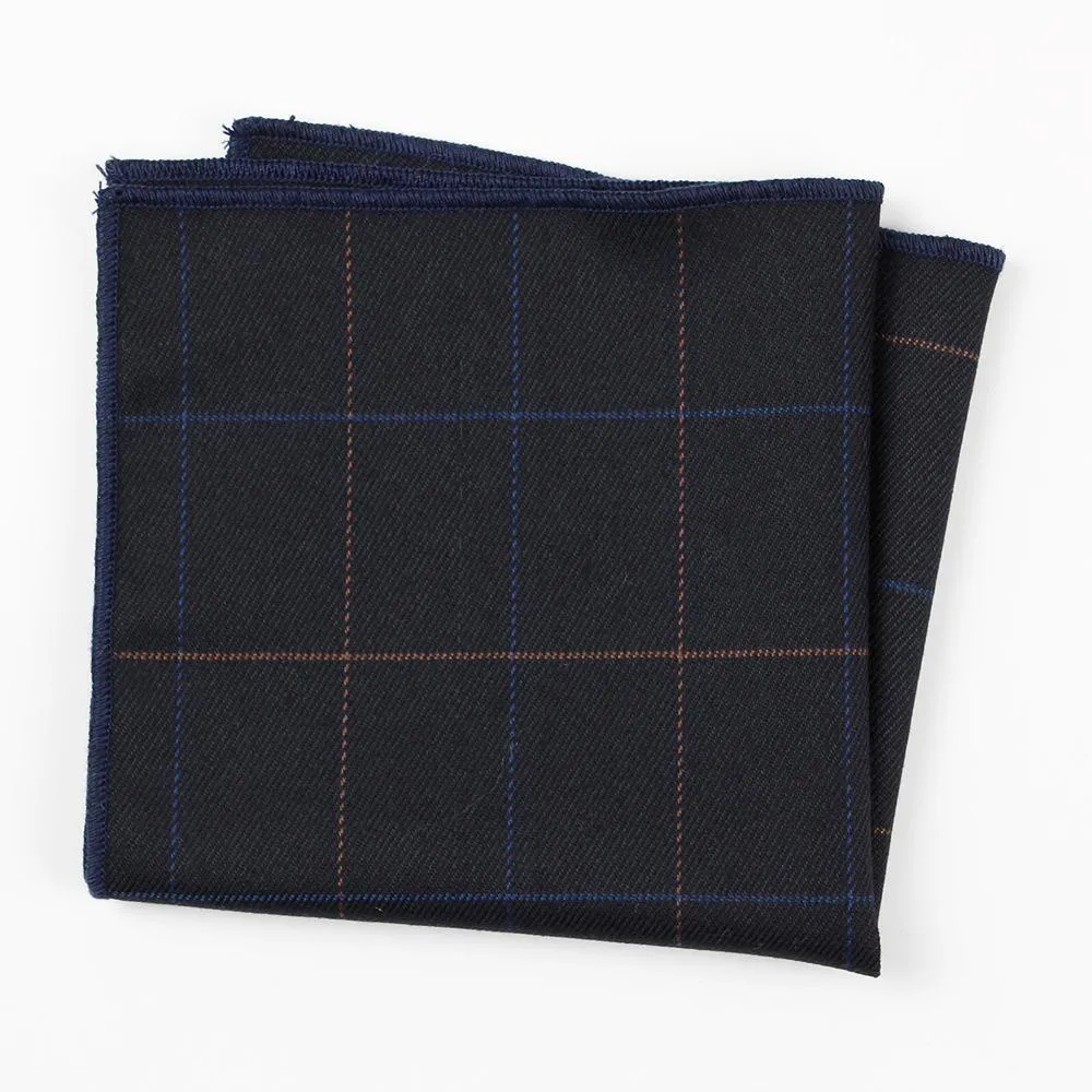 Graph Check Cotton Handkerchief