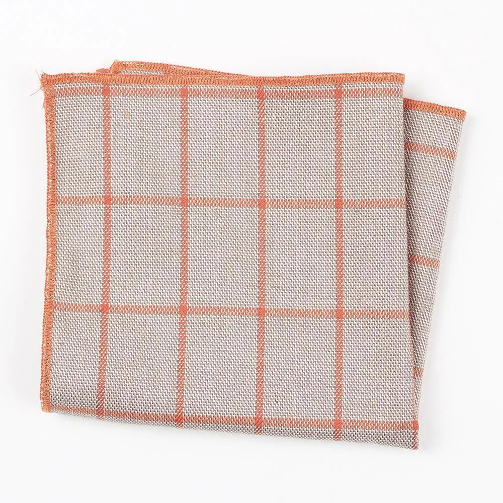 Graph Check Cotton Handkerchief