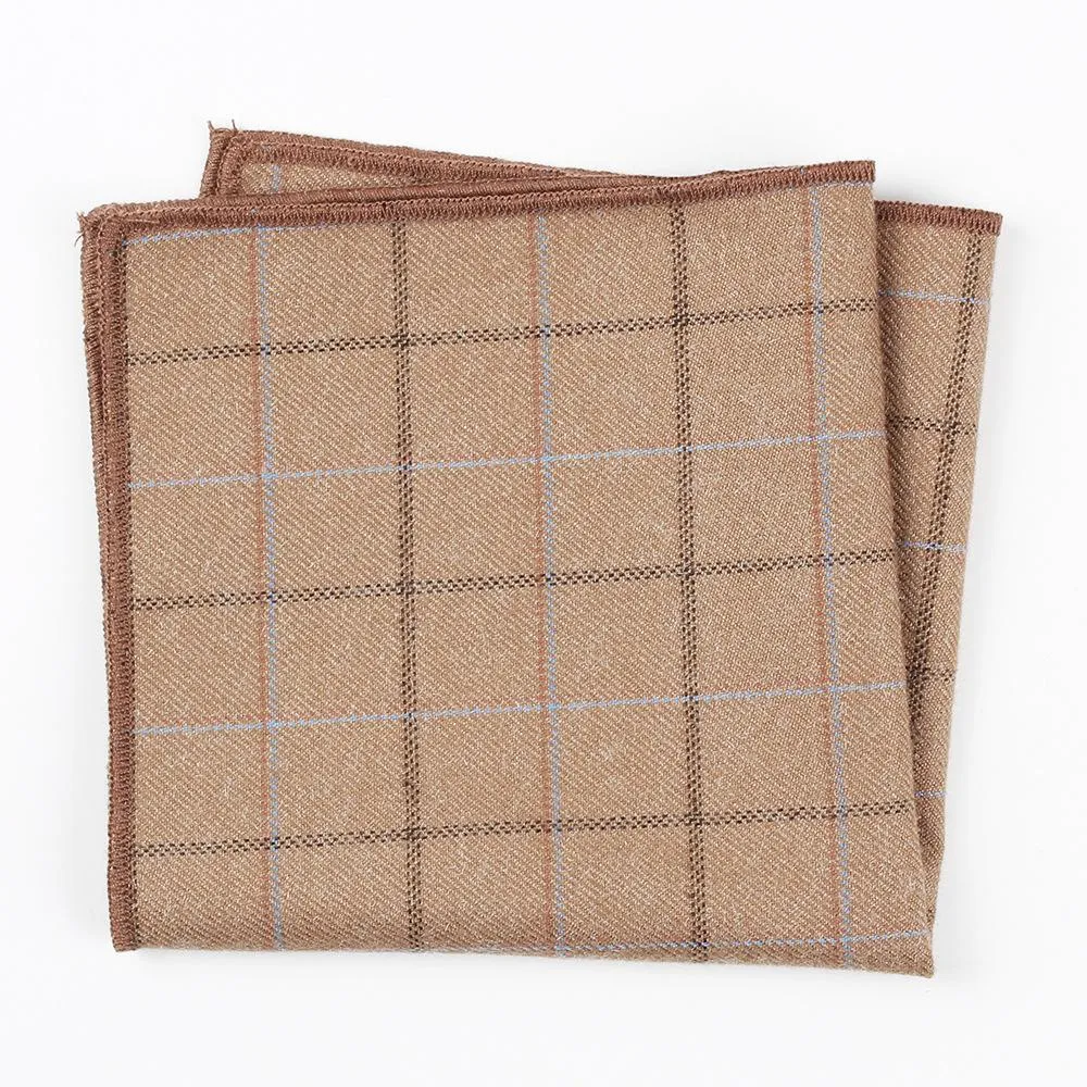 Graph Check Cotton Handkerchief