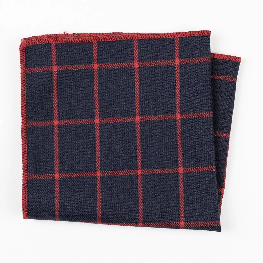 Graph Check Cotton Handkerchief