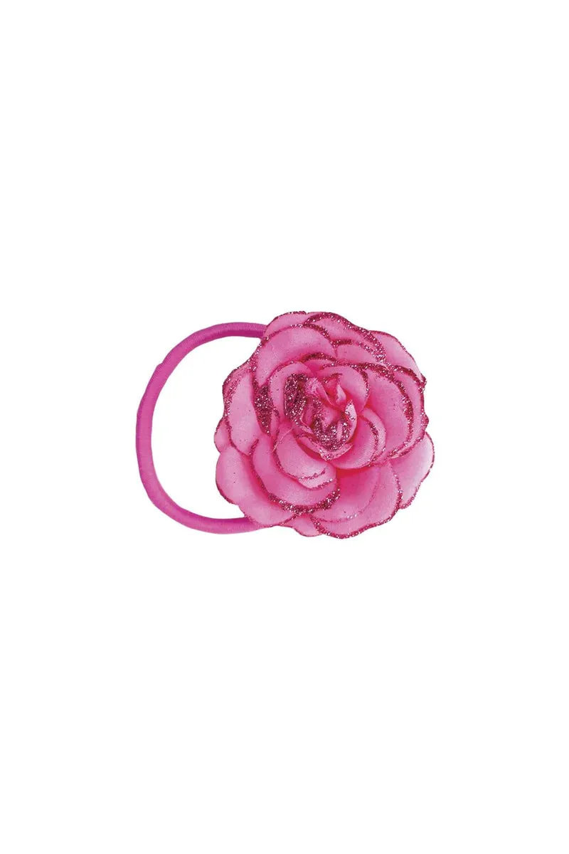 Great Pretenders Sparkly Rose Ponytail Holder