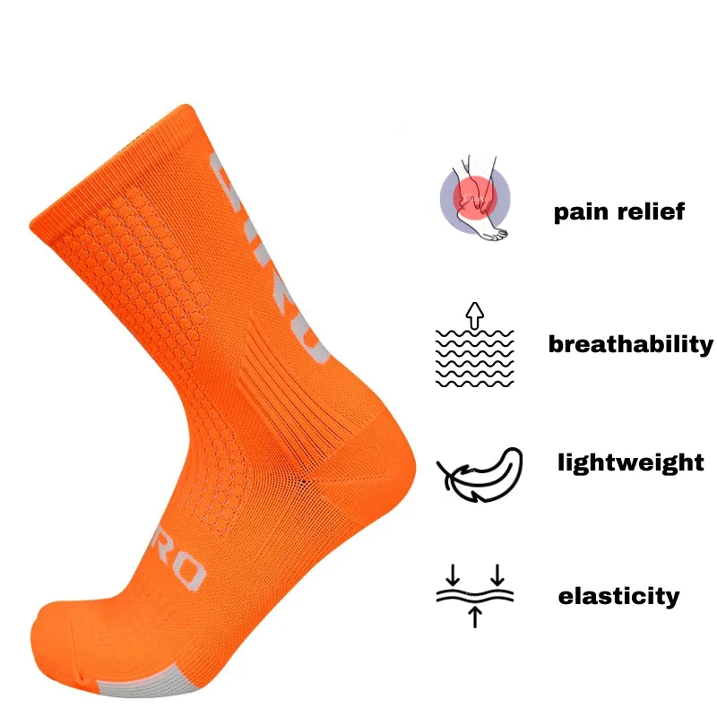 GRW Men Socks Breathable Lightweight Stretchable Compression Running Socks