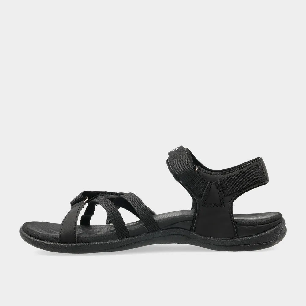 Hi-Tec Womens Anselia Strap Sandals Black _ 182392 _ Black