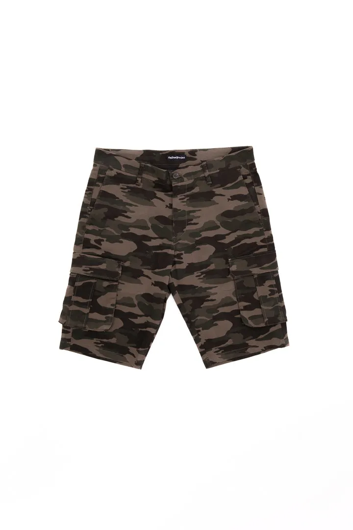 Hunter Camo Stretch Cargo Shorts