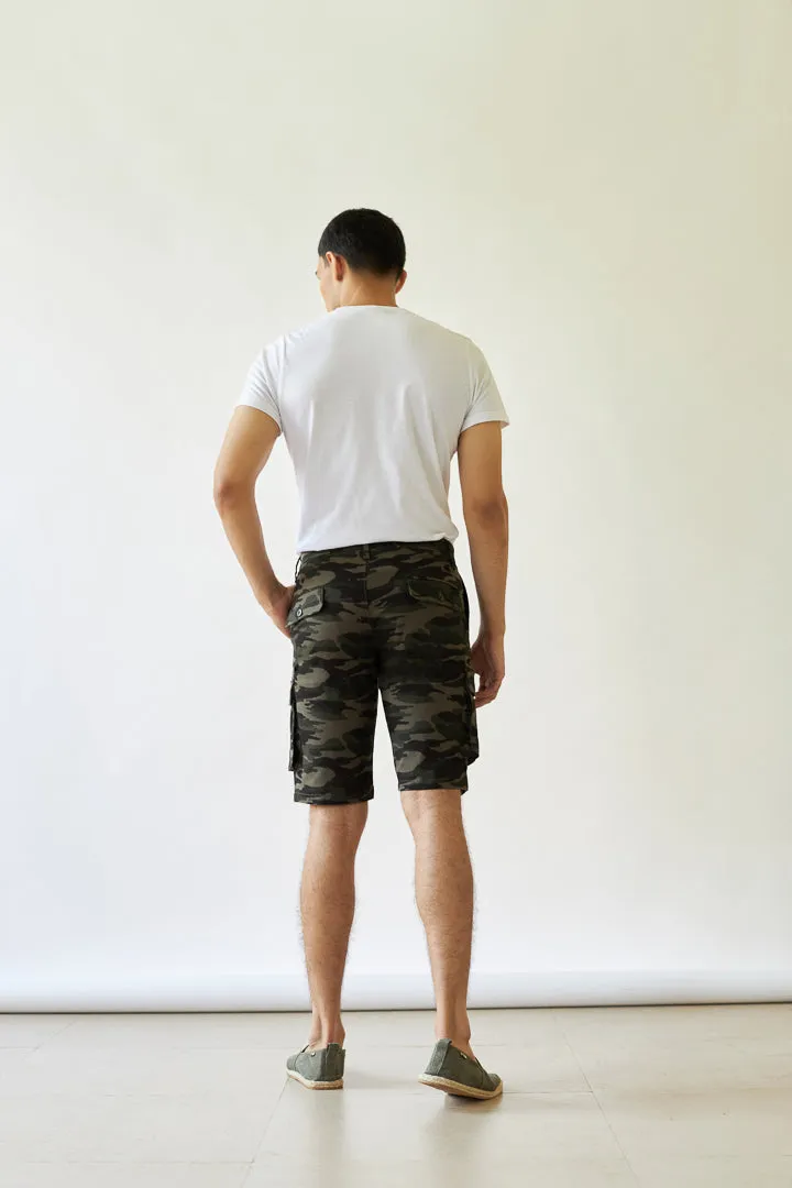 Hunter Camo Stretch Cargo Shorts