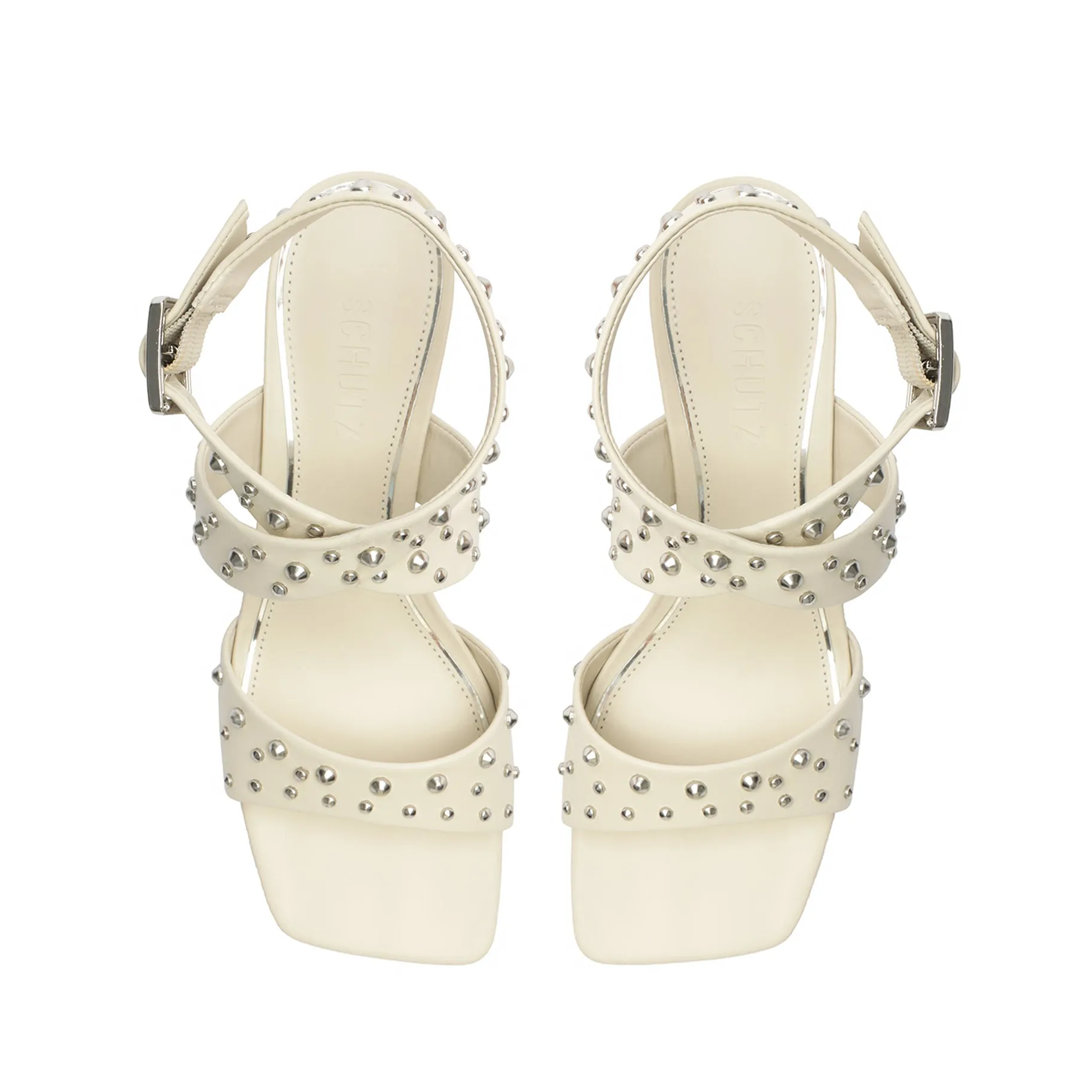 Lizzy Mid Block Leather Sandal