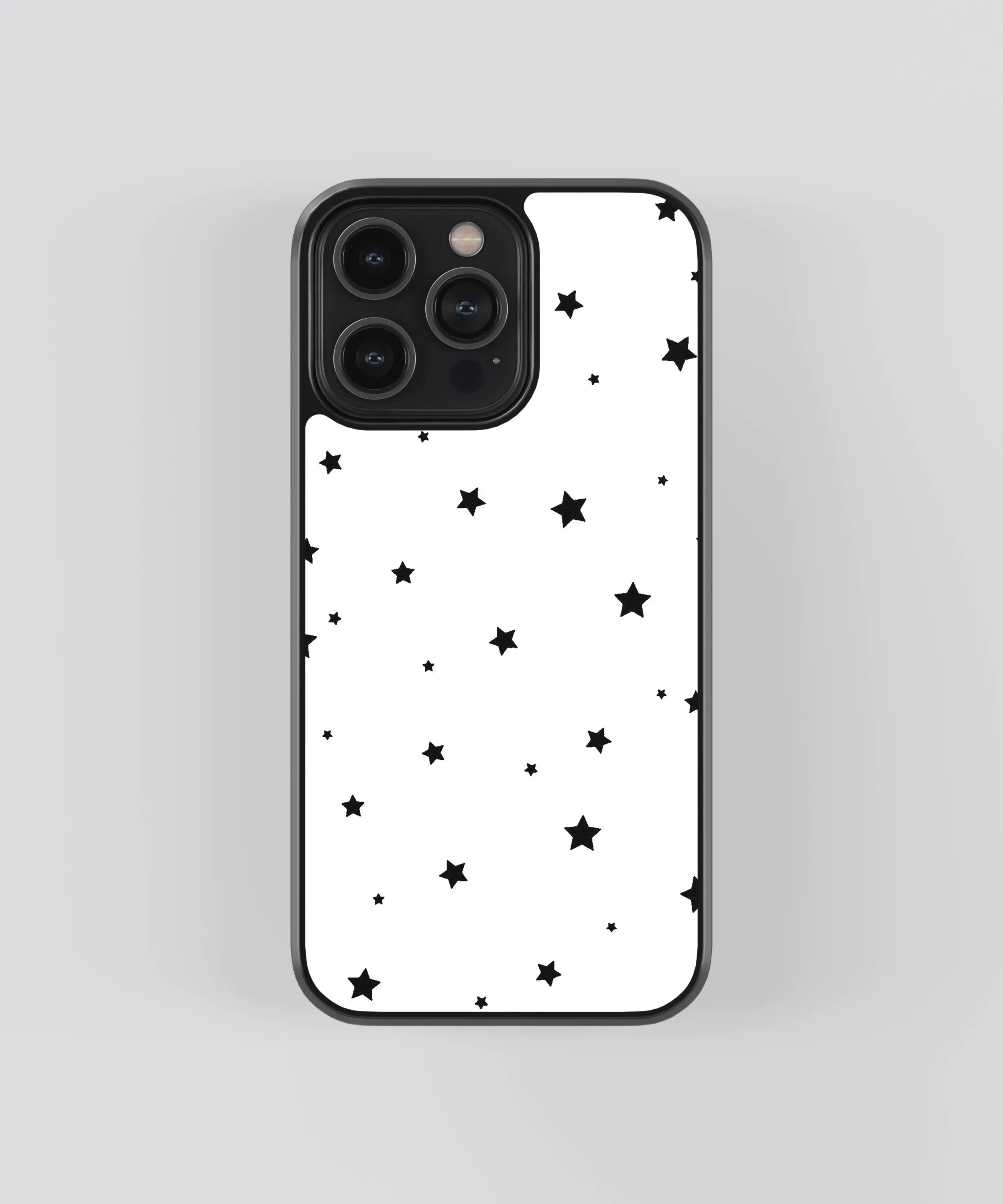 Minimal Stars Abstract Glass Phone Case