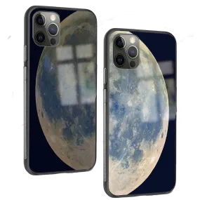 Moon Matching Phone Glass Cases