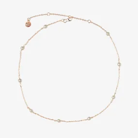 Multi Gem Pearl Choker