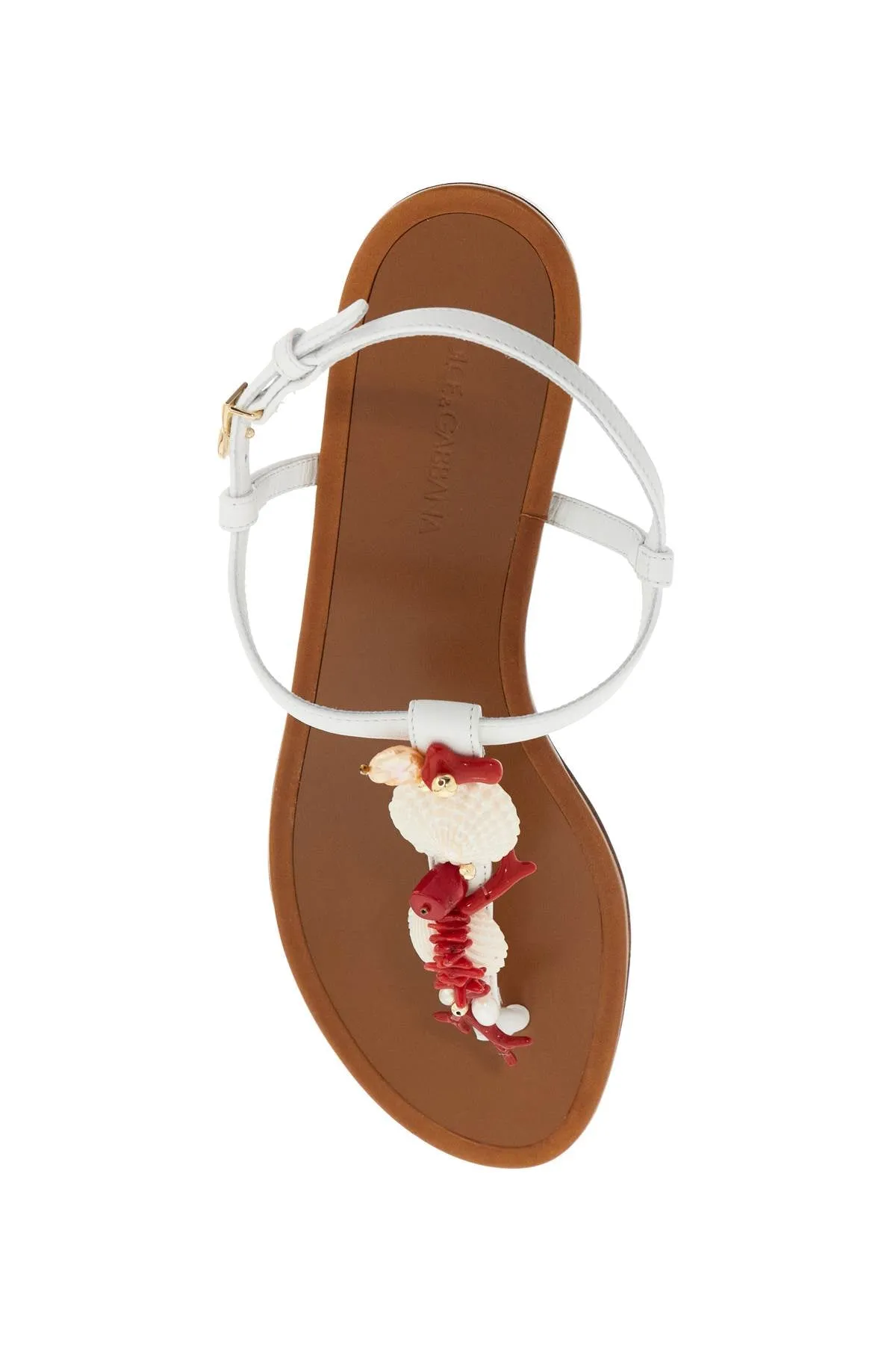 NAPPA FLIP-FLOPS WITH CORAL