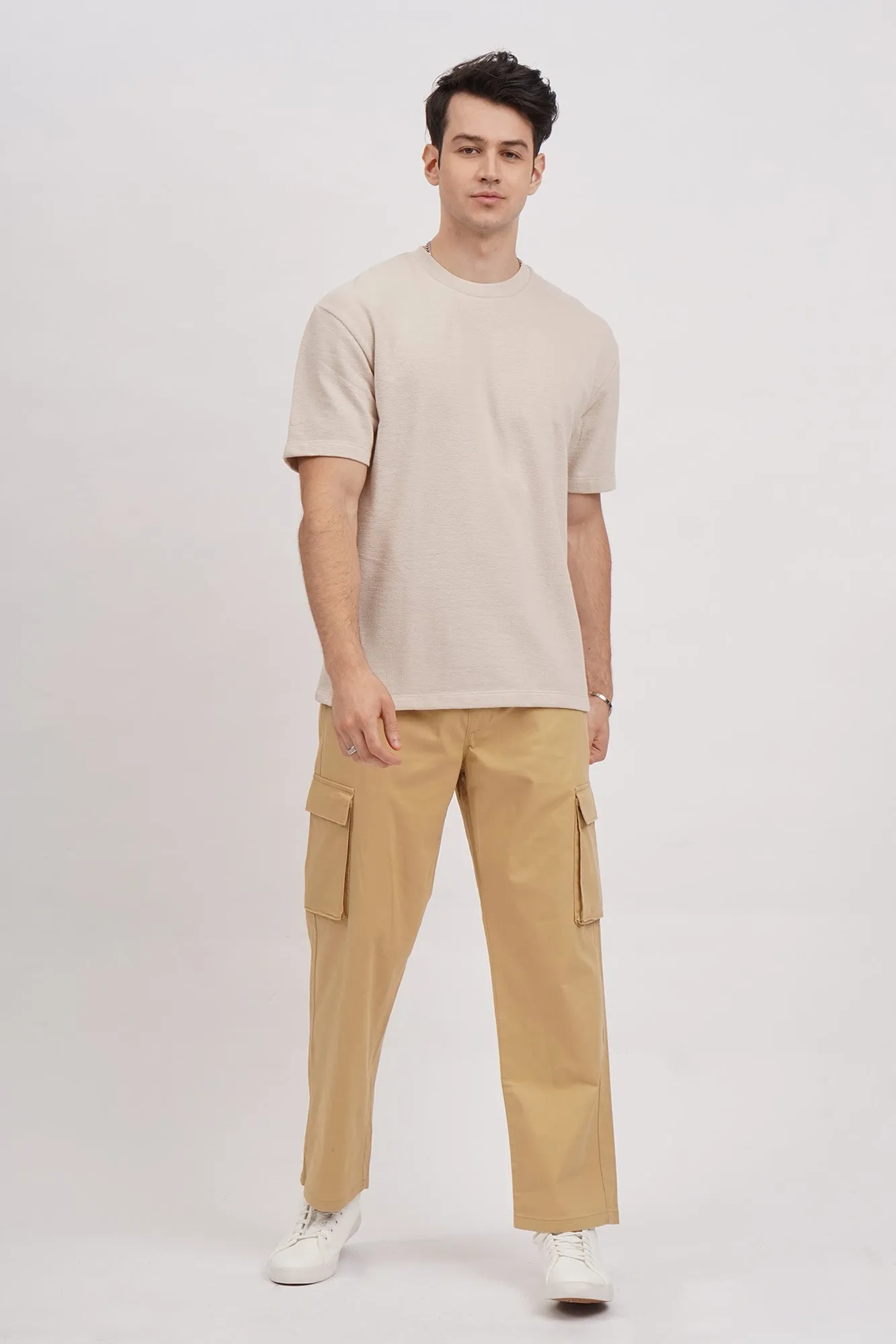 Pull-On Cargo Trousers