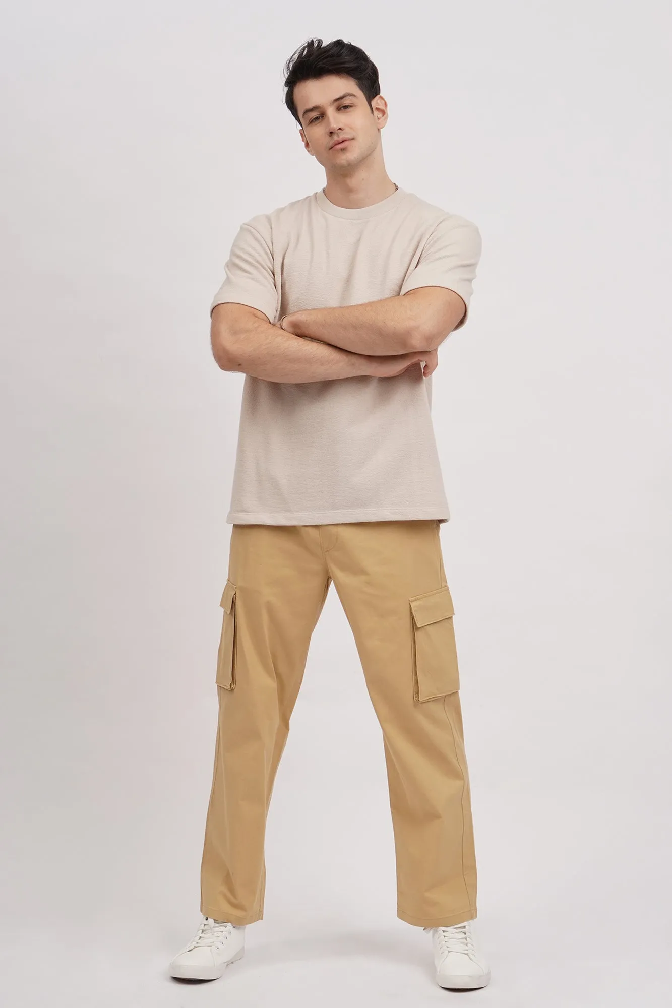 Pull-On Cargo Trousers