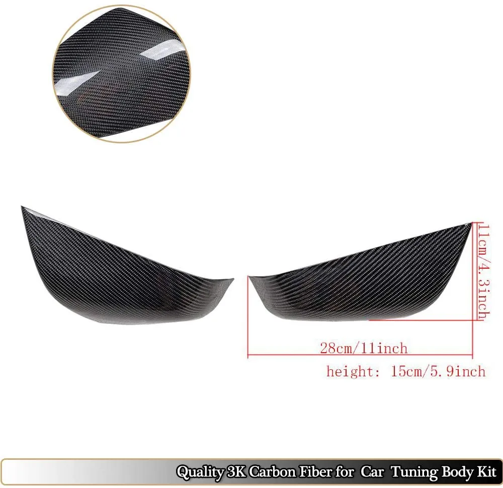 Real Carbon Rear View Mirrors cover for Tesla Model S 2016-2020