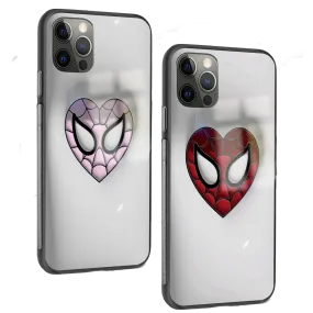 Spider-Man / Spider-Gwen Matching Phone Glass Cases