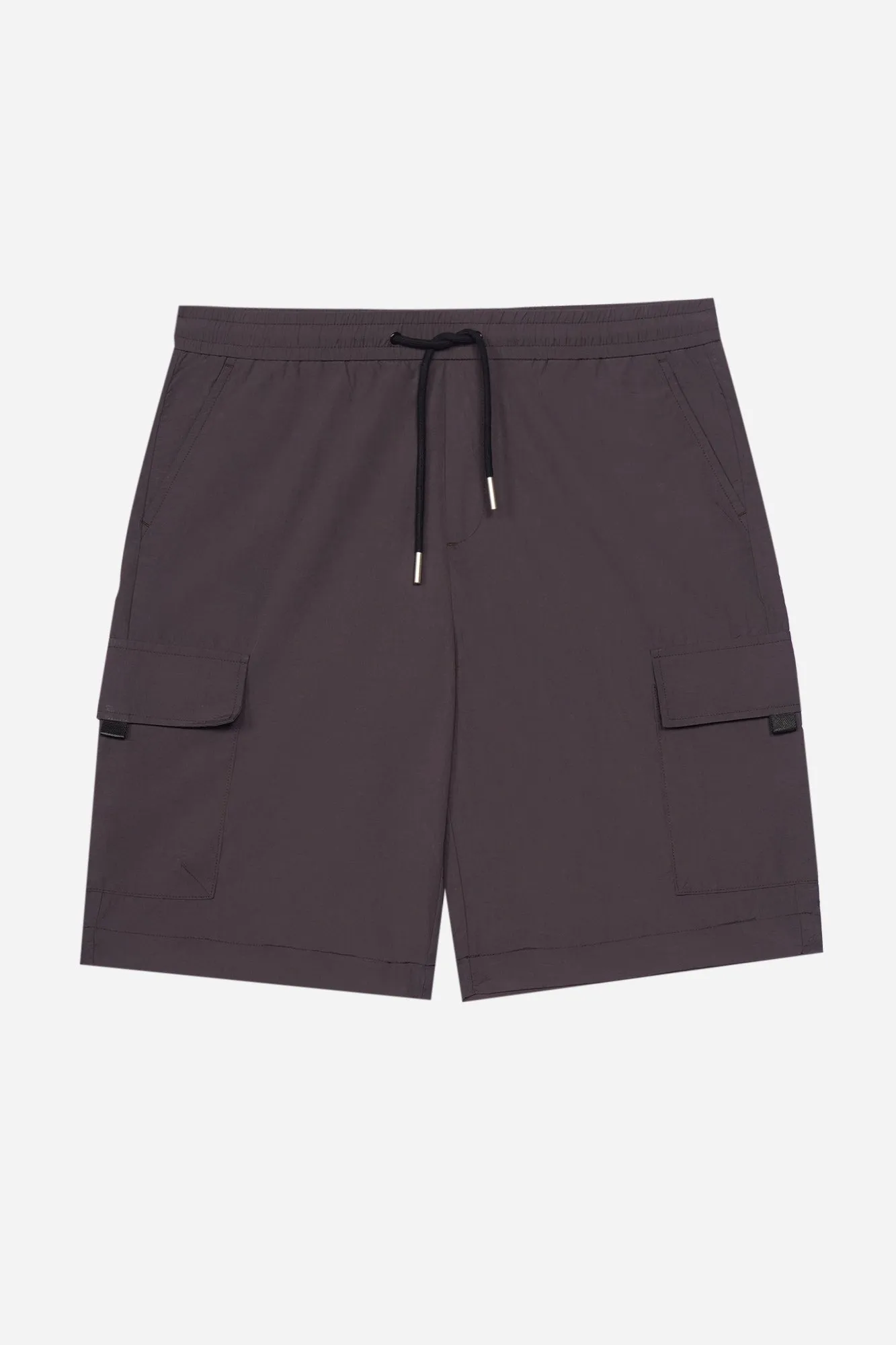 Straight Fit Nylon Pull On Convertible To Shorts Cargo Trousers