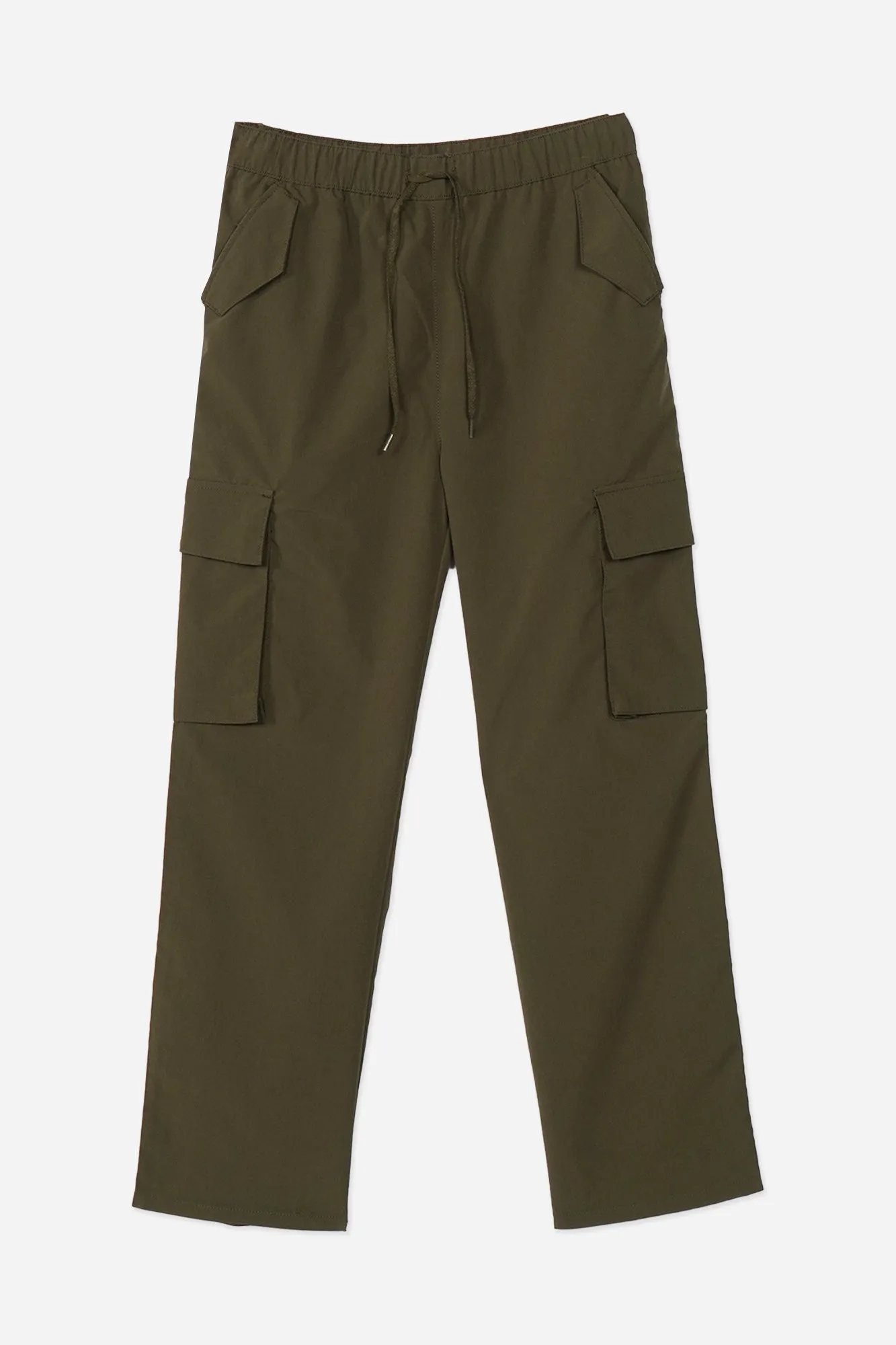 Straight Fit Pull-On Cargo Trousers