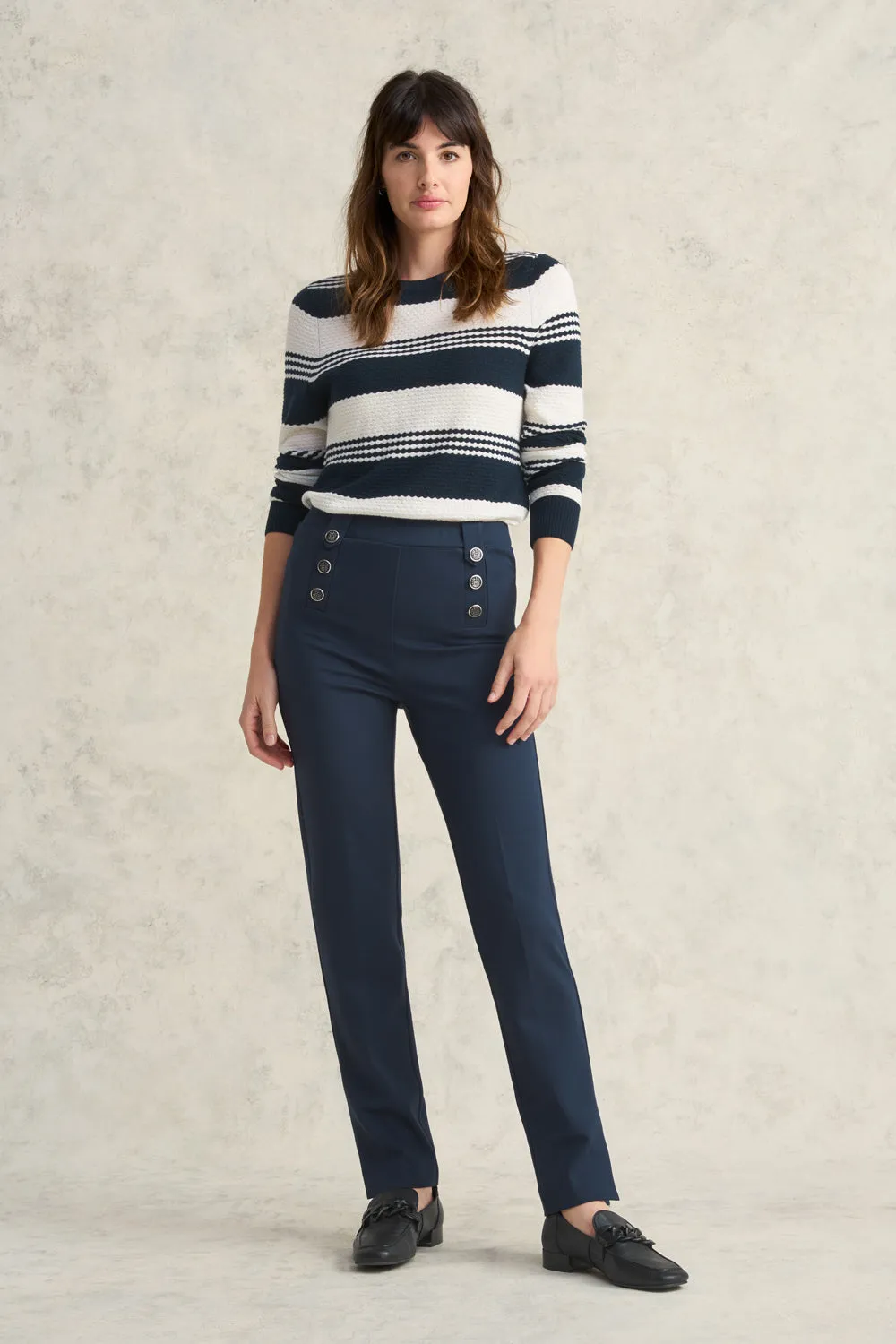 Tapered Sailor Ponte Pant