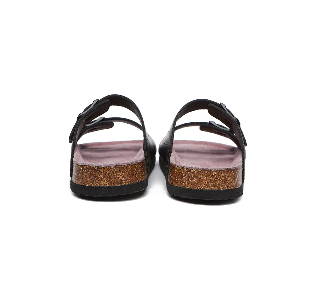 TARRAMARRA® Adjustable Strap Embossed Summer Beach Sandal Slides Oliver