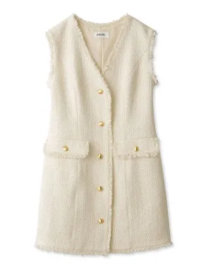 Tweed Vest Mini Dress