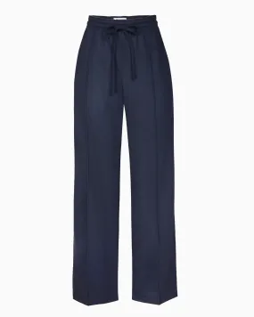 Vince Mid Rise Drawstring Pull On Pant in Tide Stone