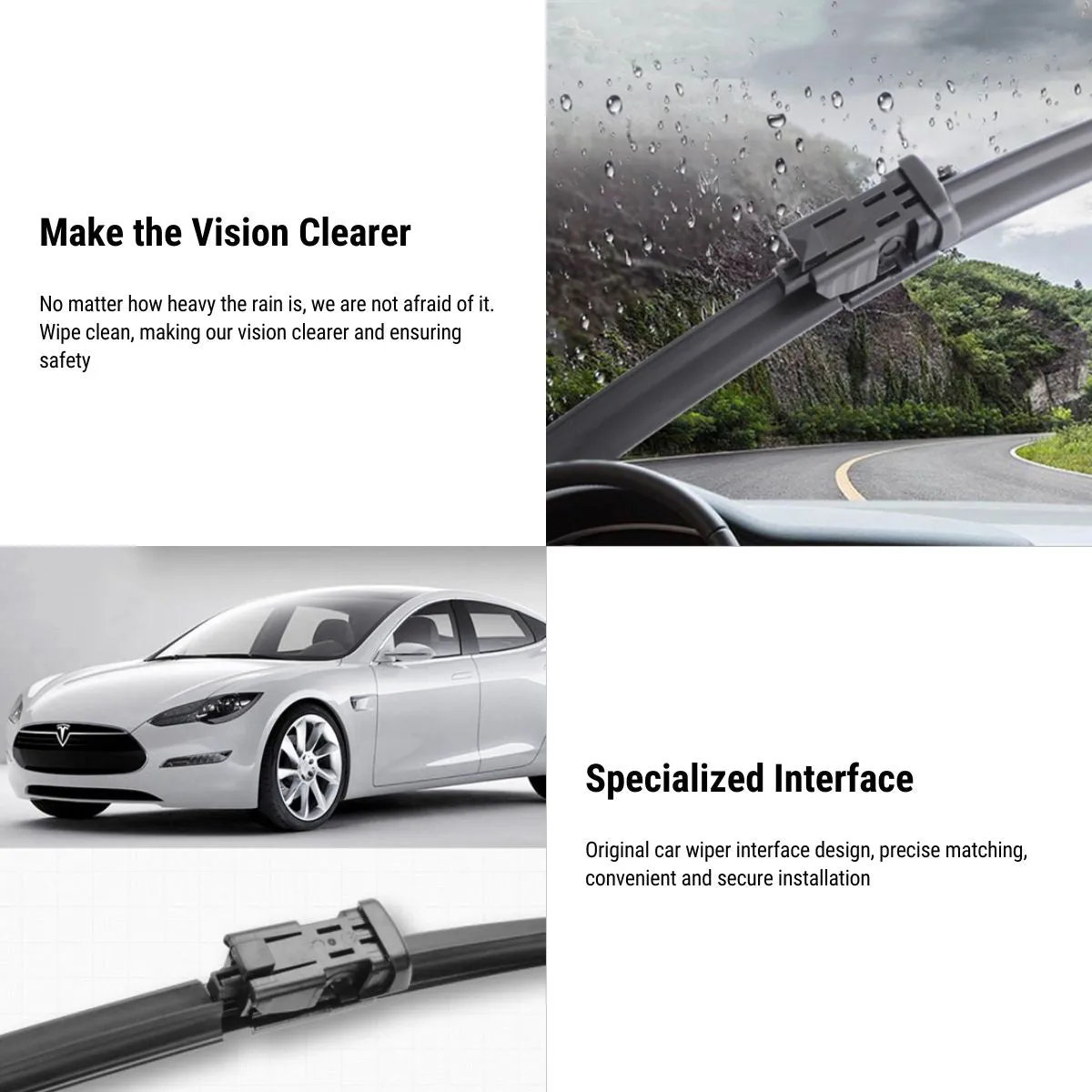 Wiper Blades for Tesla Model S (2PCS)